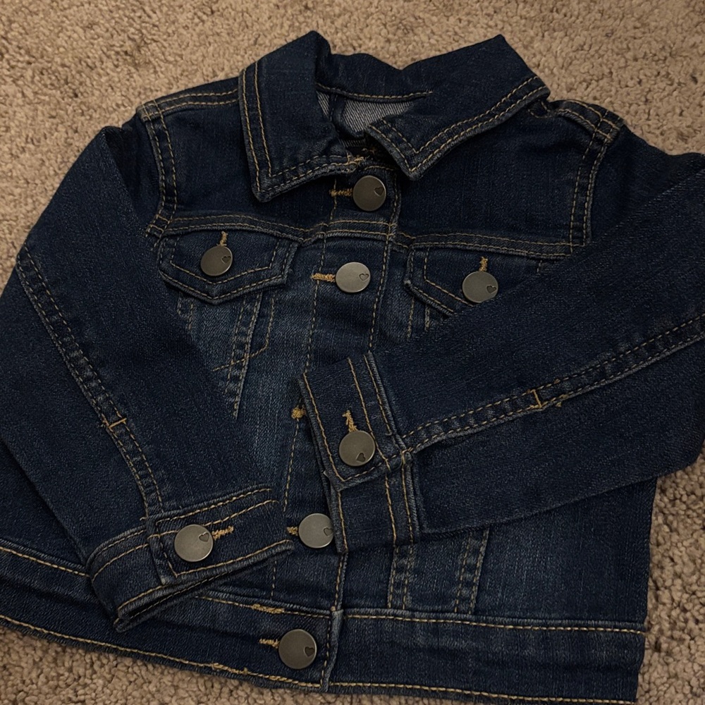 Dark Blue Jean Jacket for toddlers